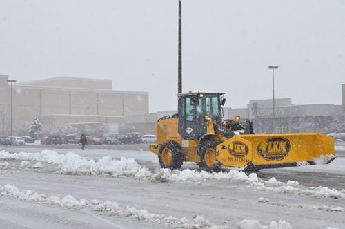 commercial snow plowing